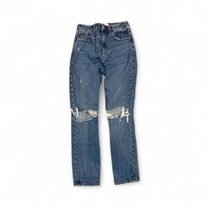 Abercrombie & Fitch High Rise Blue Jeans SIZE 25
